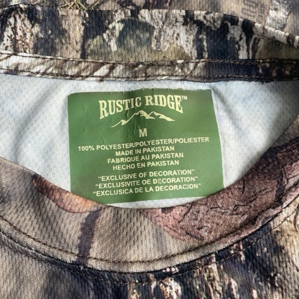 Camouflage T Shirt Mossy Oak Medium - Picture 9 of 9